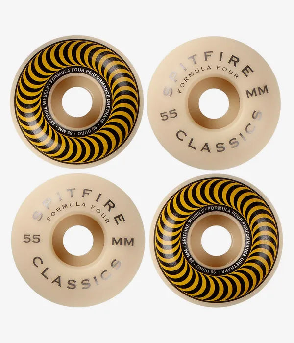 Ruote da skateboard Spitfire Formula 4 99Du Classic Yellow 55mm