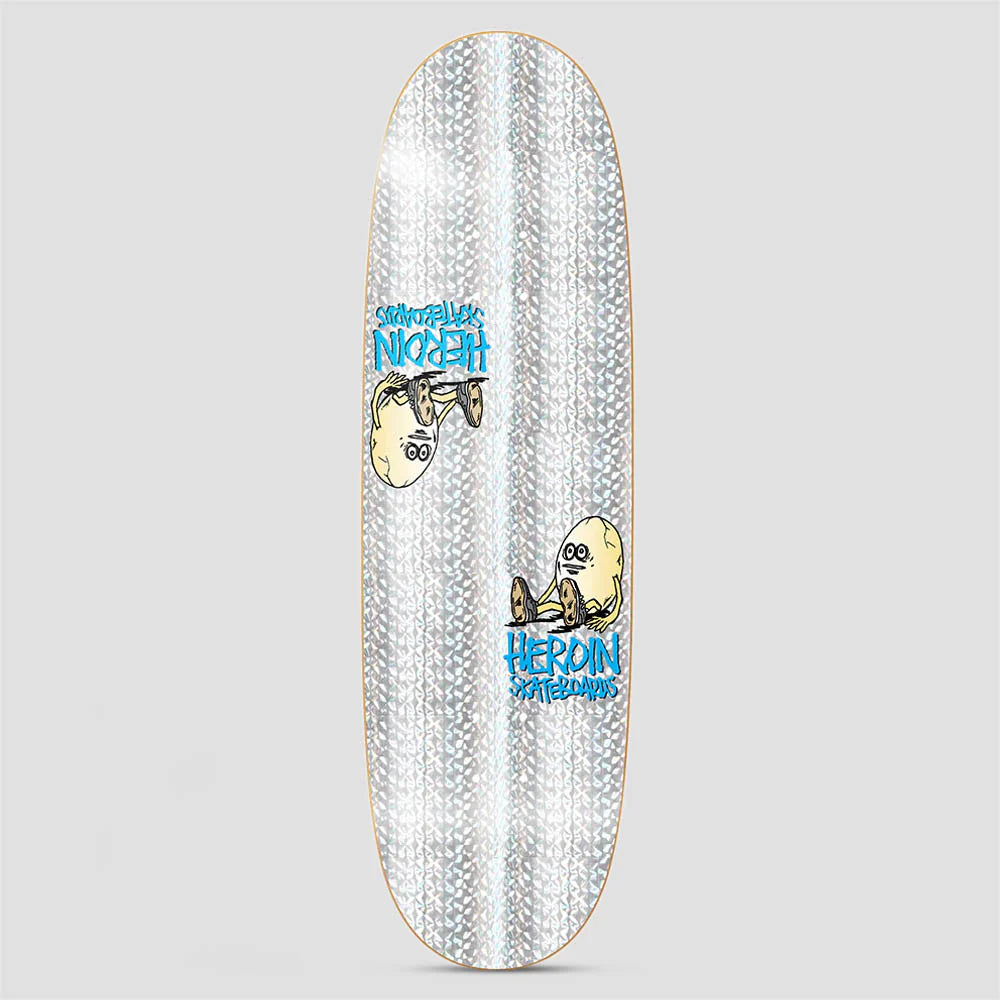 Heroin Skateboards Symmetrical Holo Egg 9.25 Tavola da skateboard