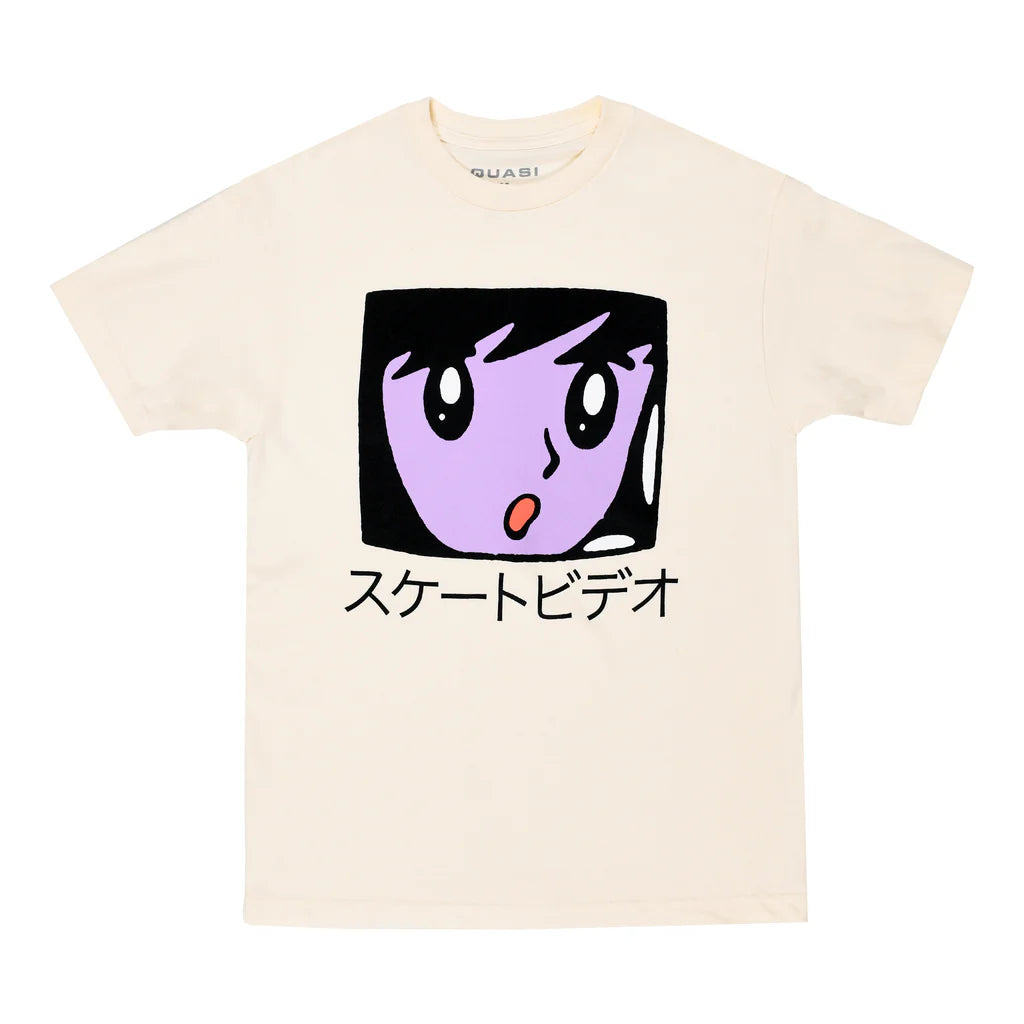 QUASI VIDEO DEPT. TEE - CREAM