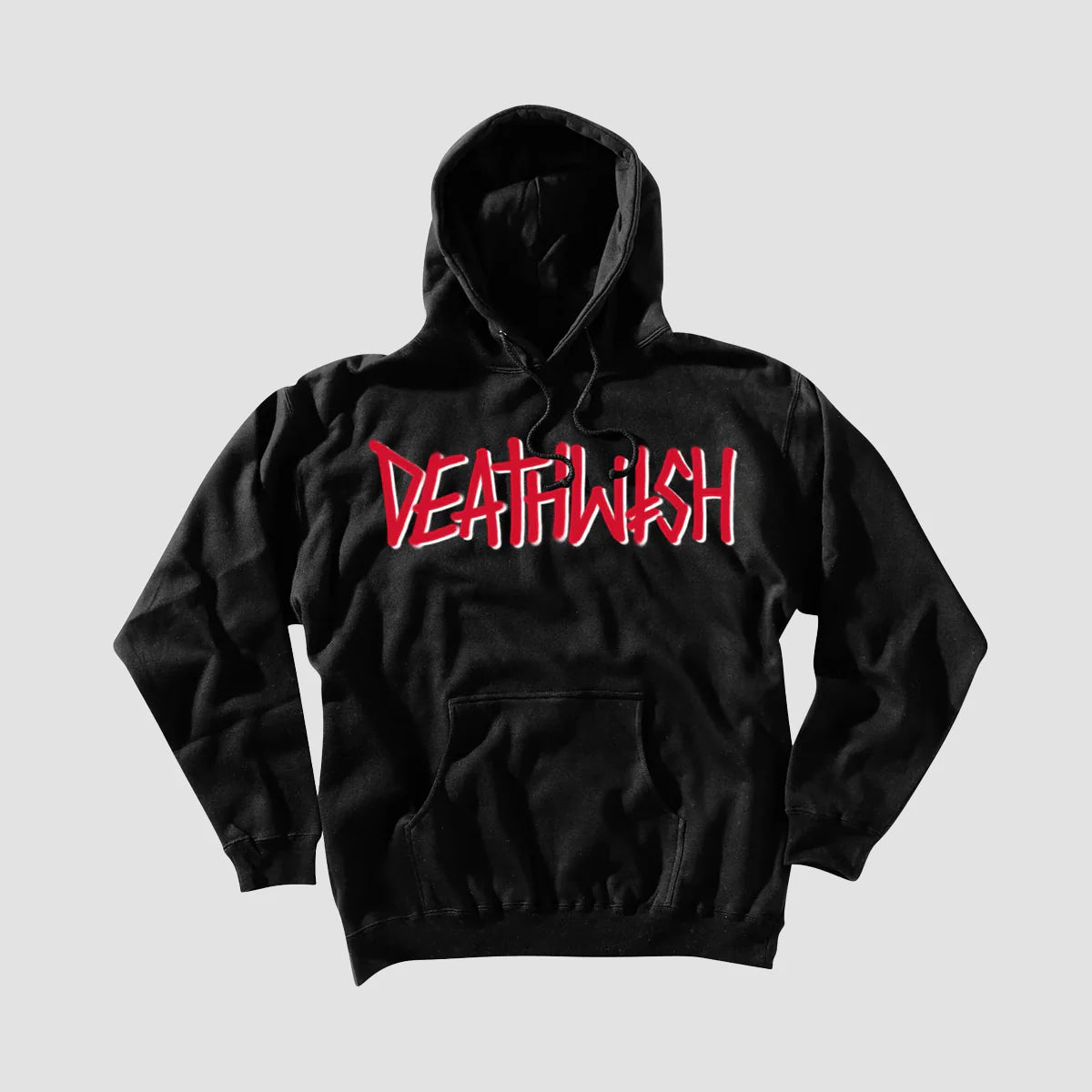Felpa con cappuccio DEATHWISH DEATHSPRAY PULLOVER HOODIE BLACK/RED