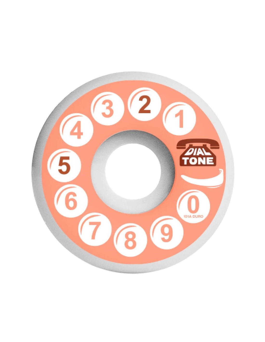 Ruote da skateboard DIAL TONE OG ROTARY STANDARD RUOTE (WHITE) 52MM 99A