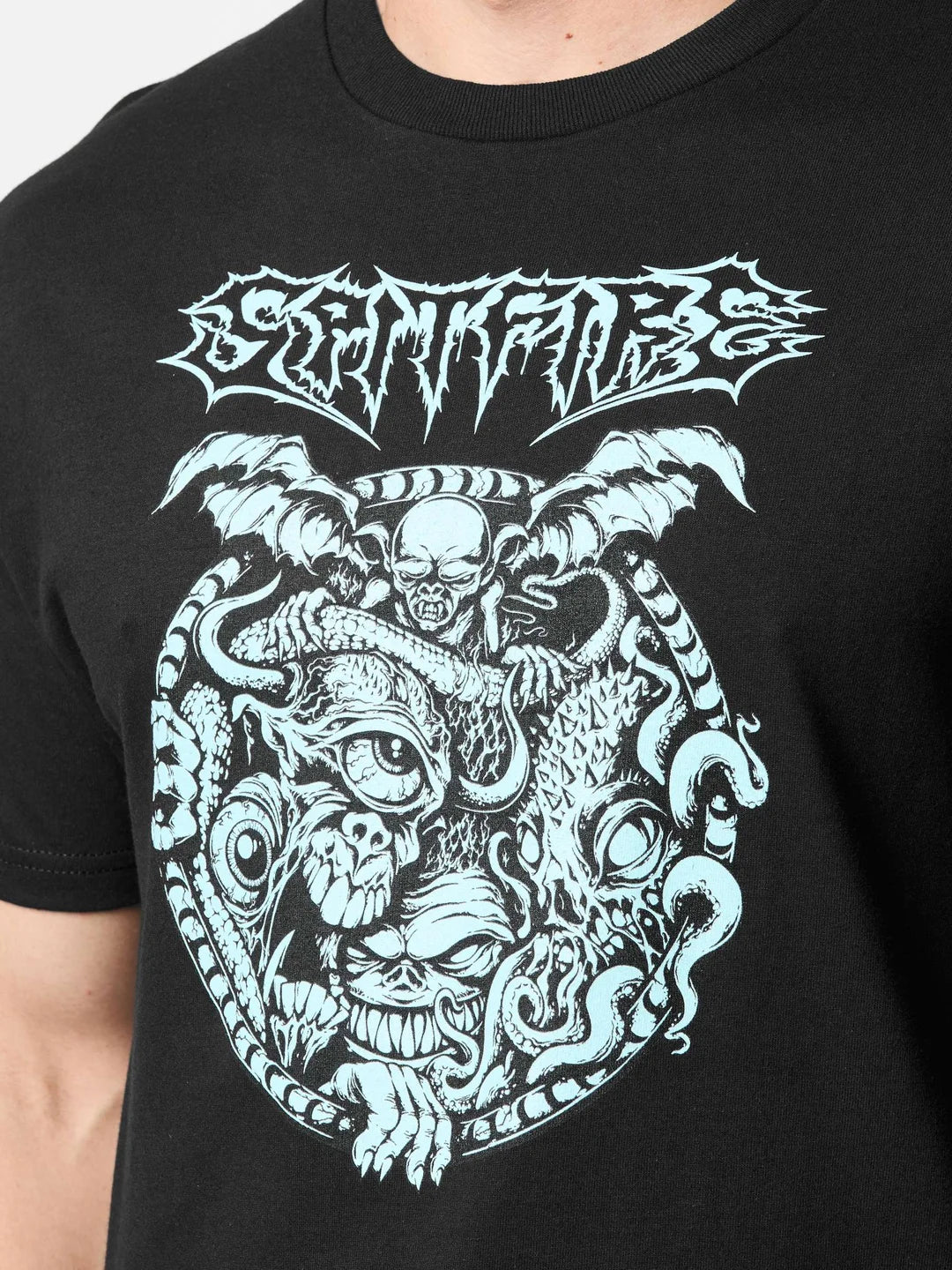 T-shirt Spitfire Demongate Glow Tee – Black