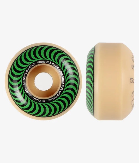 Ruote da skateboard Spitfire Formula 4 Classic 52mm Green