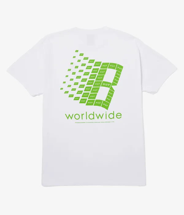 Maglietta a maniche corte HUF x Bronze 56k S/S Tee – White