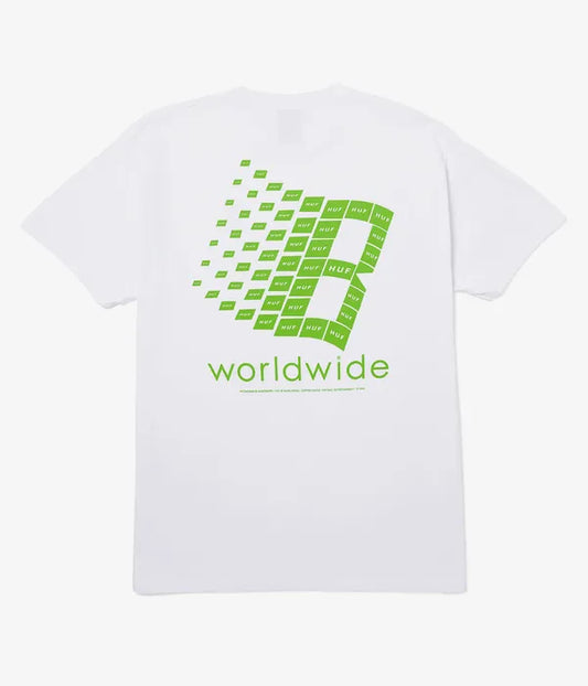 Maglietta a maniche corte HUF x Bronze 56k S/S Tee – White