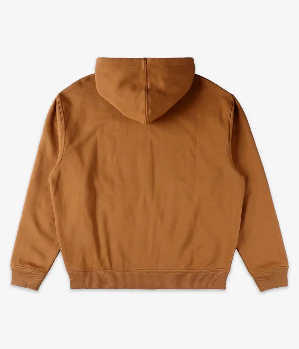 DICKIES X THRASHER - Zip Hoodie Felpa Brown