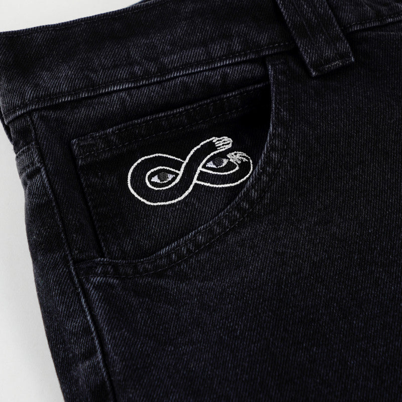 MAGENTA OG DENIM PANTS - BLACK DENIM