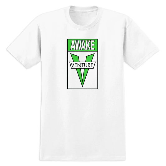 Maglietta a maniche corte Venture Awake White Tee