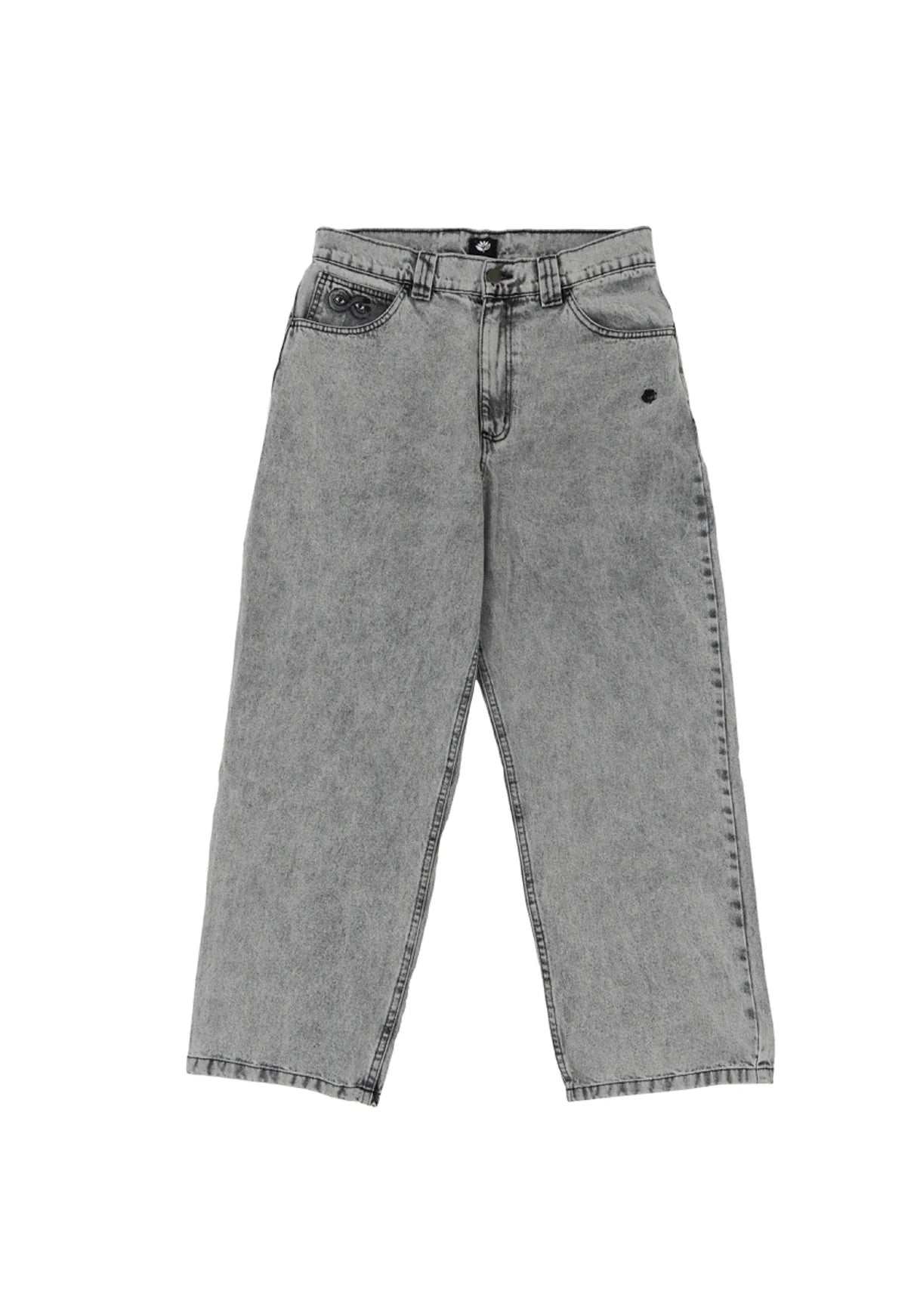 MAGENTA OG DENIM PANTS - ACID WASH