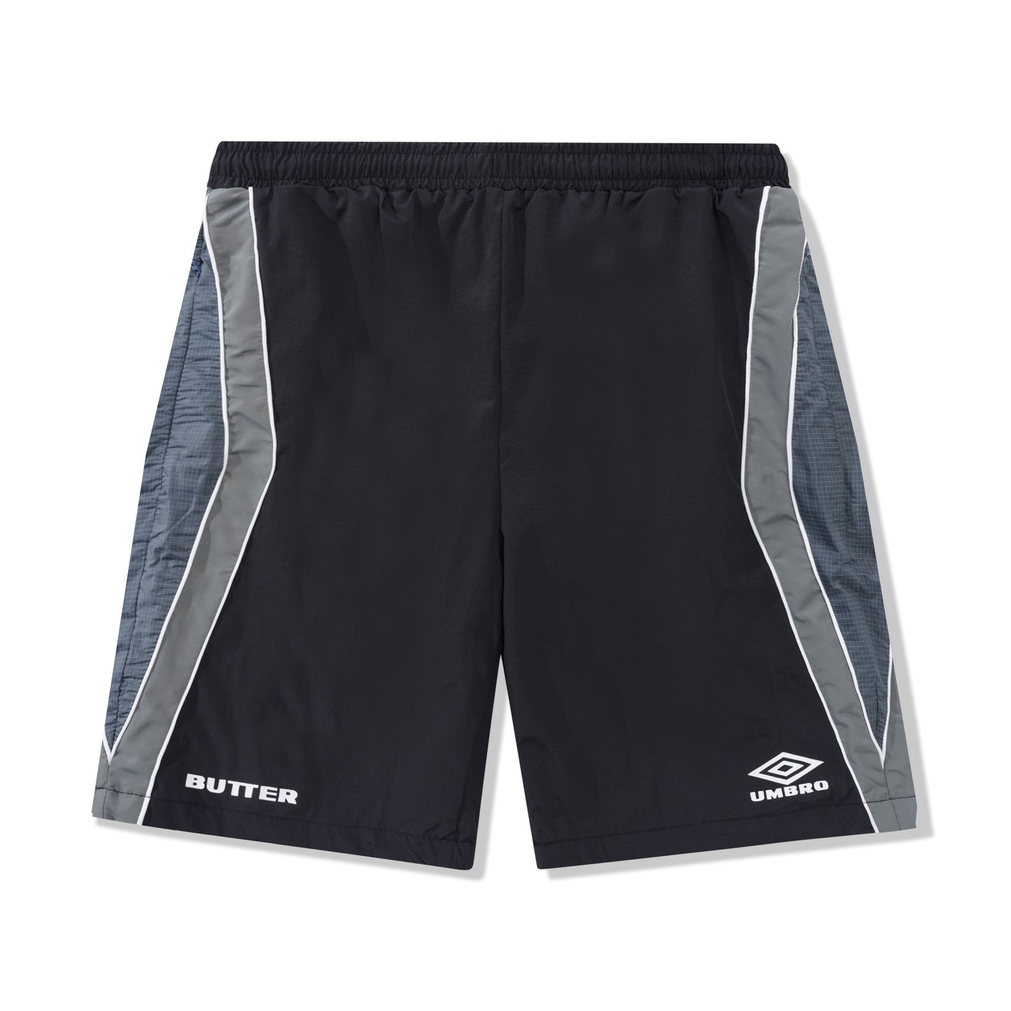BUTTER x UMBRO SHORTS DIAMOND SHORTS BLACK