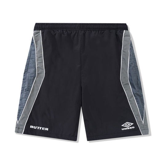 BUTTER x UMBRO SHORTS DIAMOND SHORTS BLACK