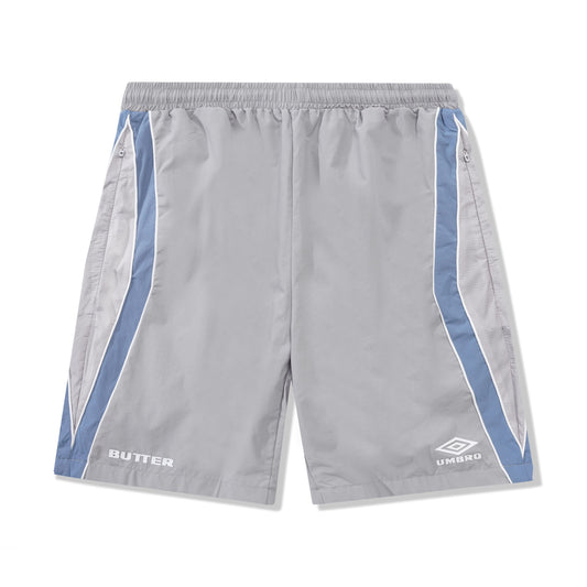 BUTTER x UMBRO SHORTS DIAMOND SHORTS - CEMENT