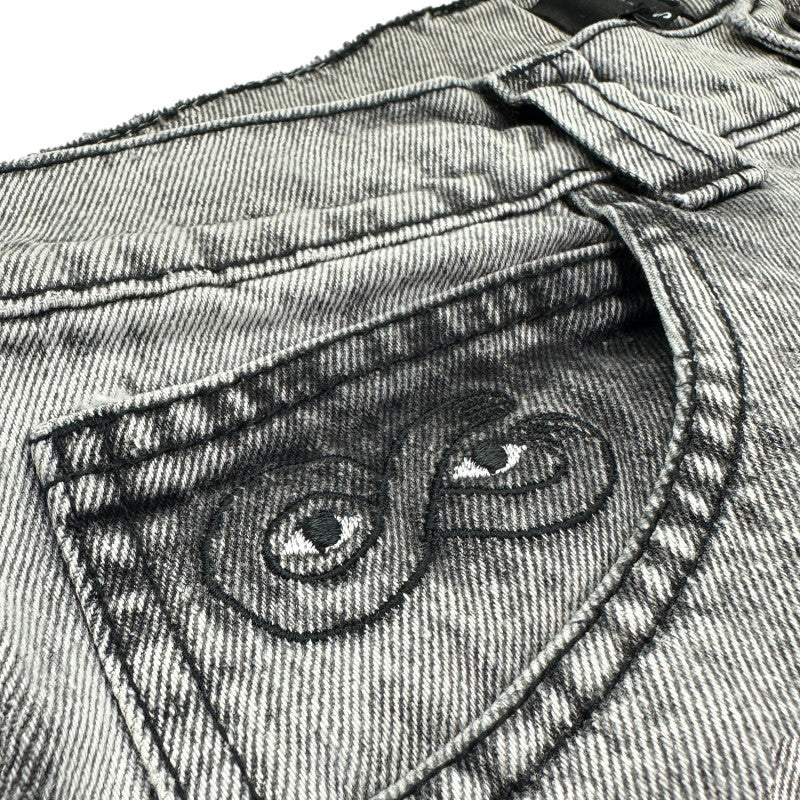 MAGENTA OG DENIM PANTS - ACID WASH