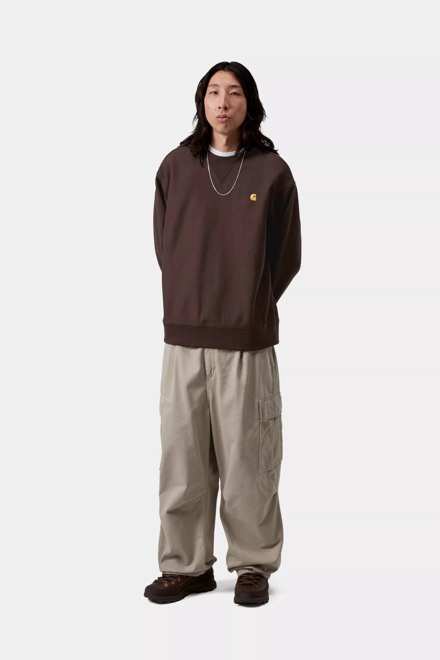 Carhartt - American Script Sweat Palisander