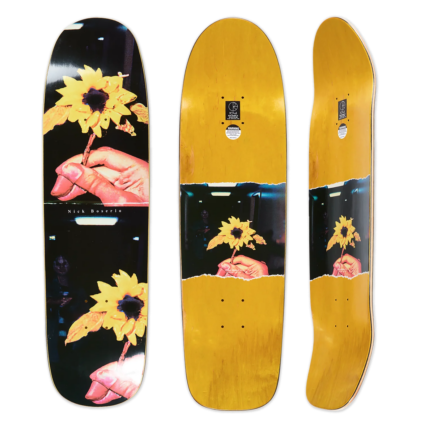 Tavola da skateboard POLAR SKATE CO. - NICK BOSERIO FLOWER SURF Jr. 8.75