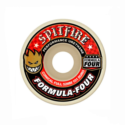 Ruote da skateboard  SPITFIRE - F4 - CONICAL FULL 101 DURO 52 mm