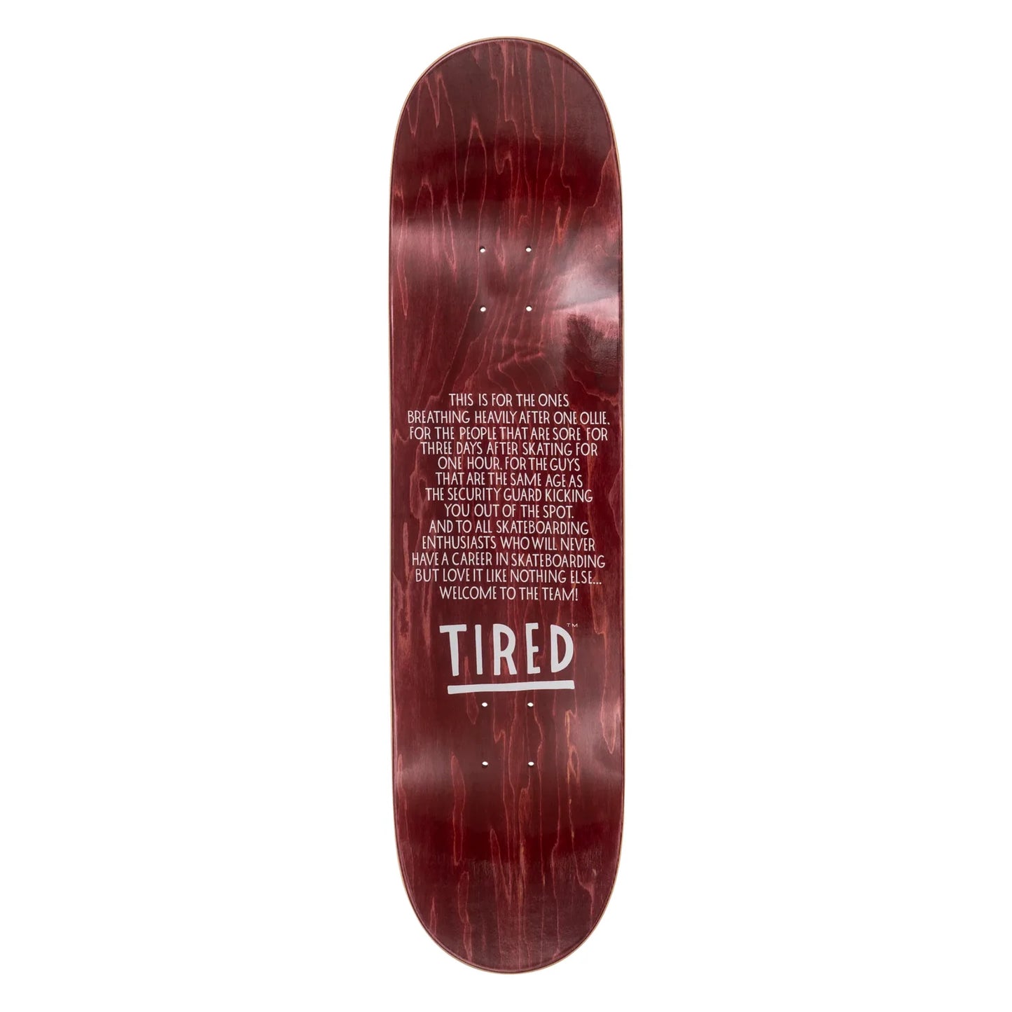 TIRED MOTO SPORTS REGULAR DECK 8.25