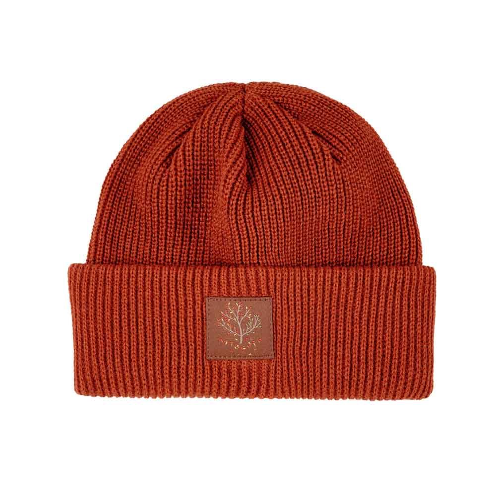 MAGENTA TREE BEANIE – ORANGE