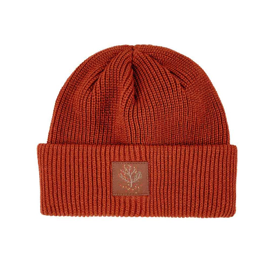 MAGENTA TREE BEANIE – ORANGE