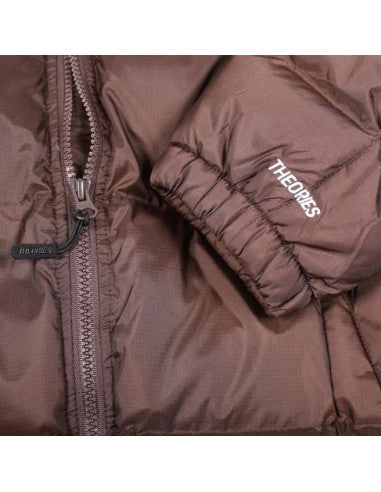 THEORIES BRAND BRICK PUFFER - CHOCOLATE