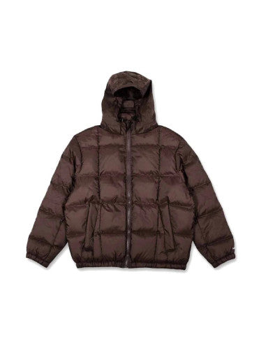 THEORIES BRAND BRICK PUFFER - CHOCOLATE
