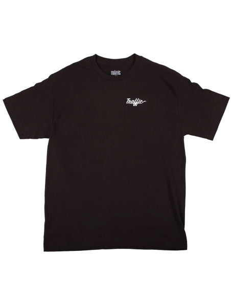 Traffic Skateboards Wheat Paste tee black
