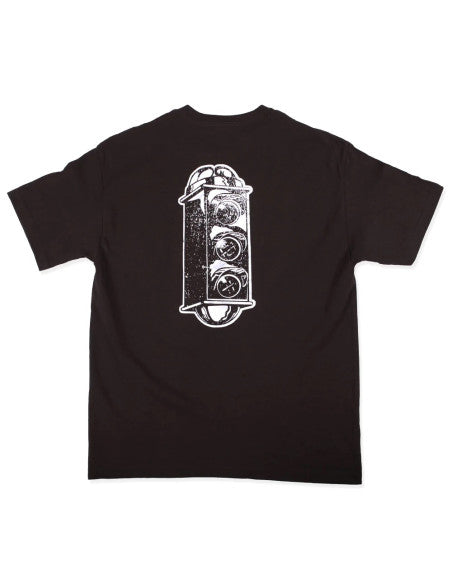 Traffic Skateboards Wheat Paste tee black