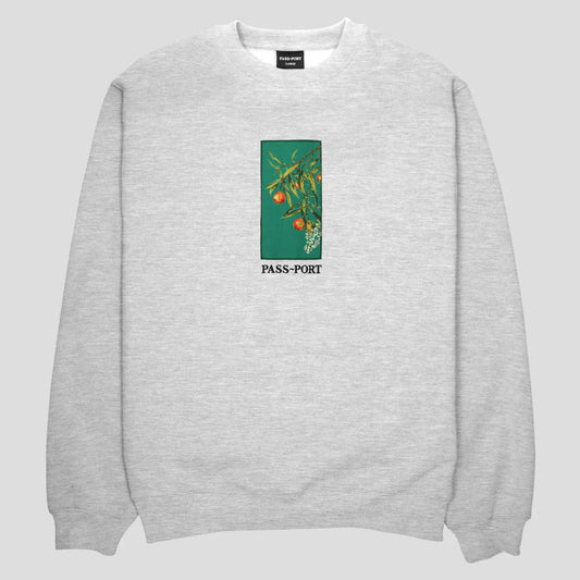 Felpa girocollo PASS~PORT QUANDONG SWEATER - ASH