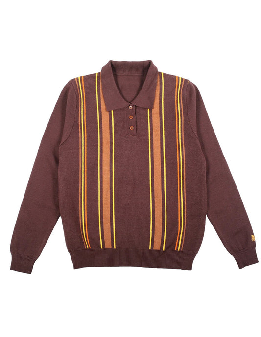 Maglione THEORIES BRAND COSMO KNIT SWEATER VINTAGE BROWN