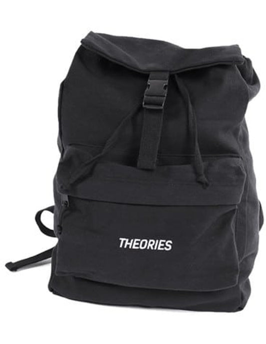 Zaino in canvas THEORIES BRAND STAMP CAMPING BACKPACK BLACK