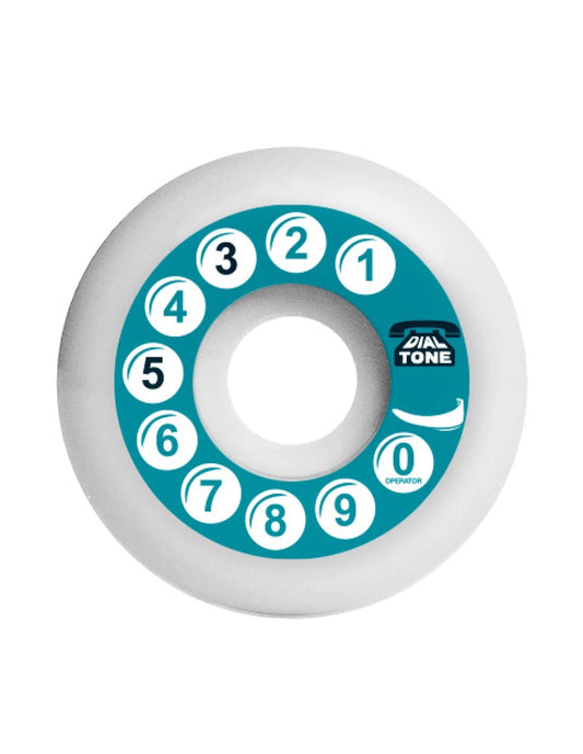 Ruote da skateboard DIAL TONE OG ROTARY CONICAL RUOTE (WHITE) 53MM 101A