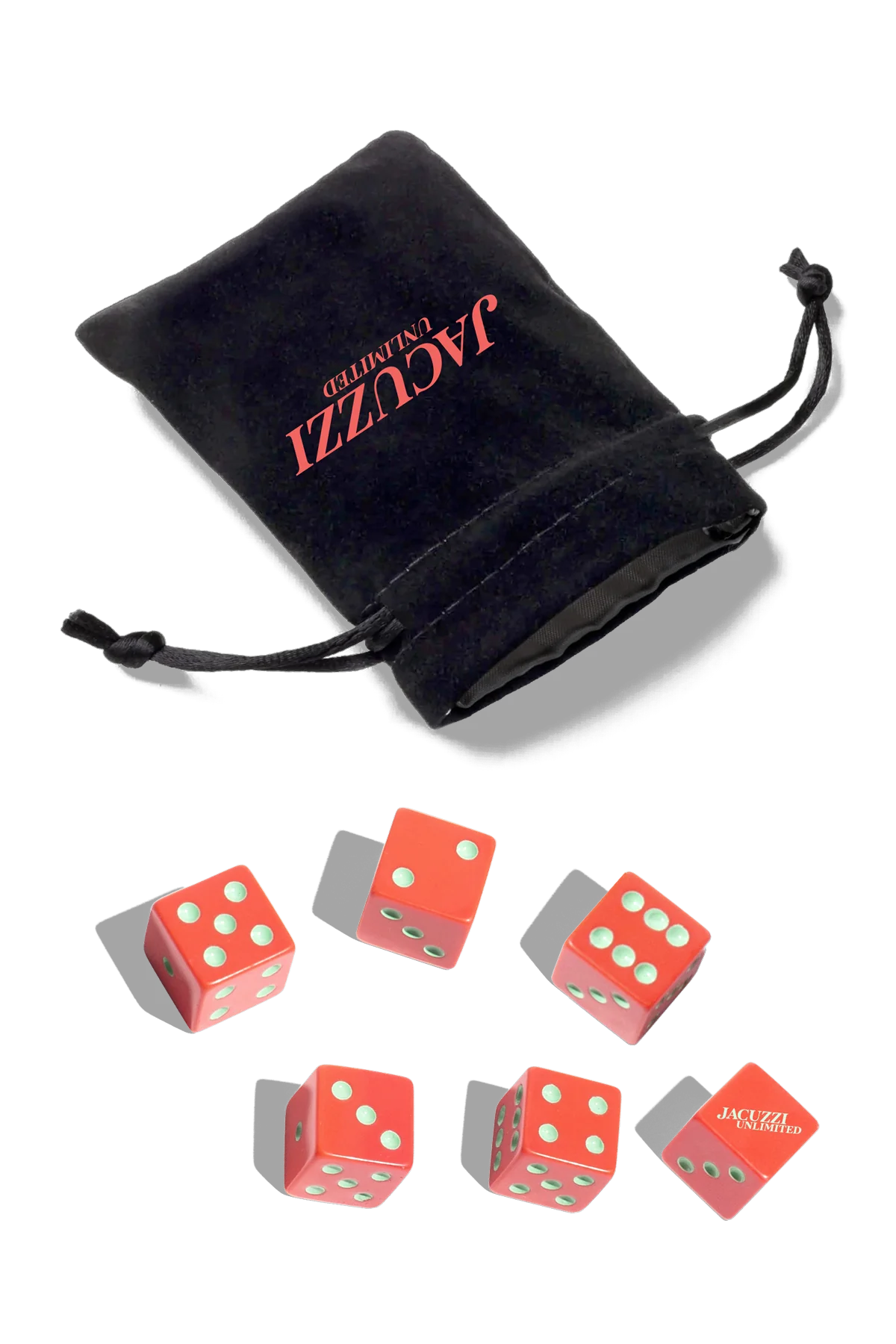 JACUZZI UNLIMITED SKATEBOARDS SNAKE EYES LOADED DICE SET