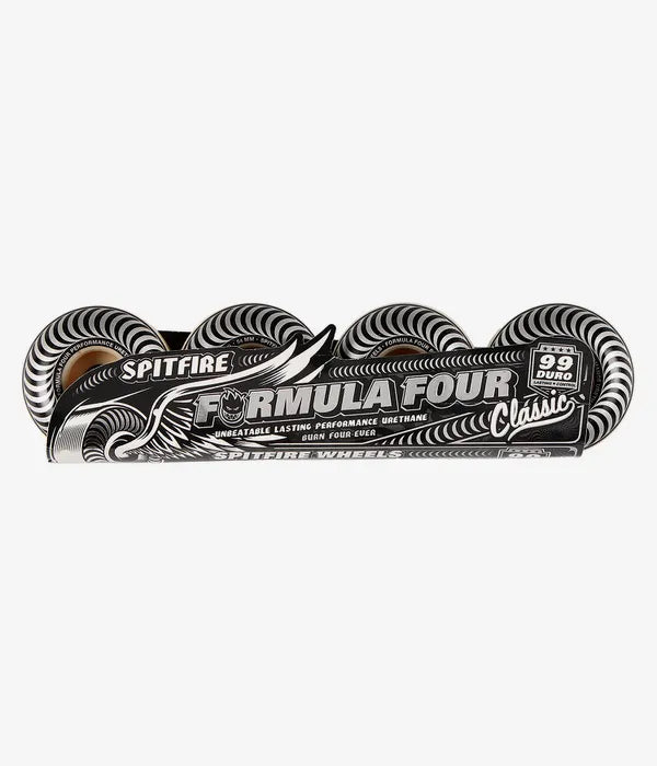 Spitfire Formula Four Classic Ruote (white silver) 54mm 99A pacco da 4