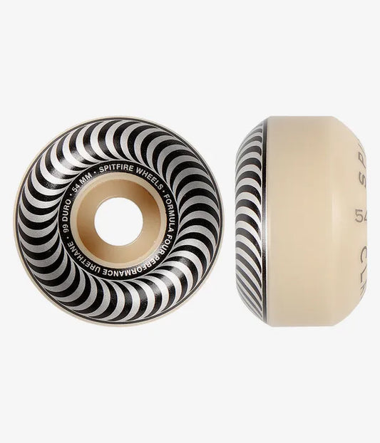 Spitfire Formula Four Classic Ruote (white silver) 54mm 99A pacco da 4