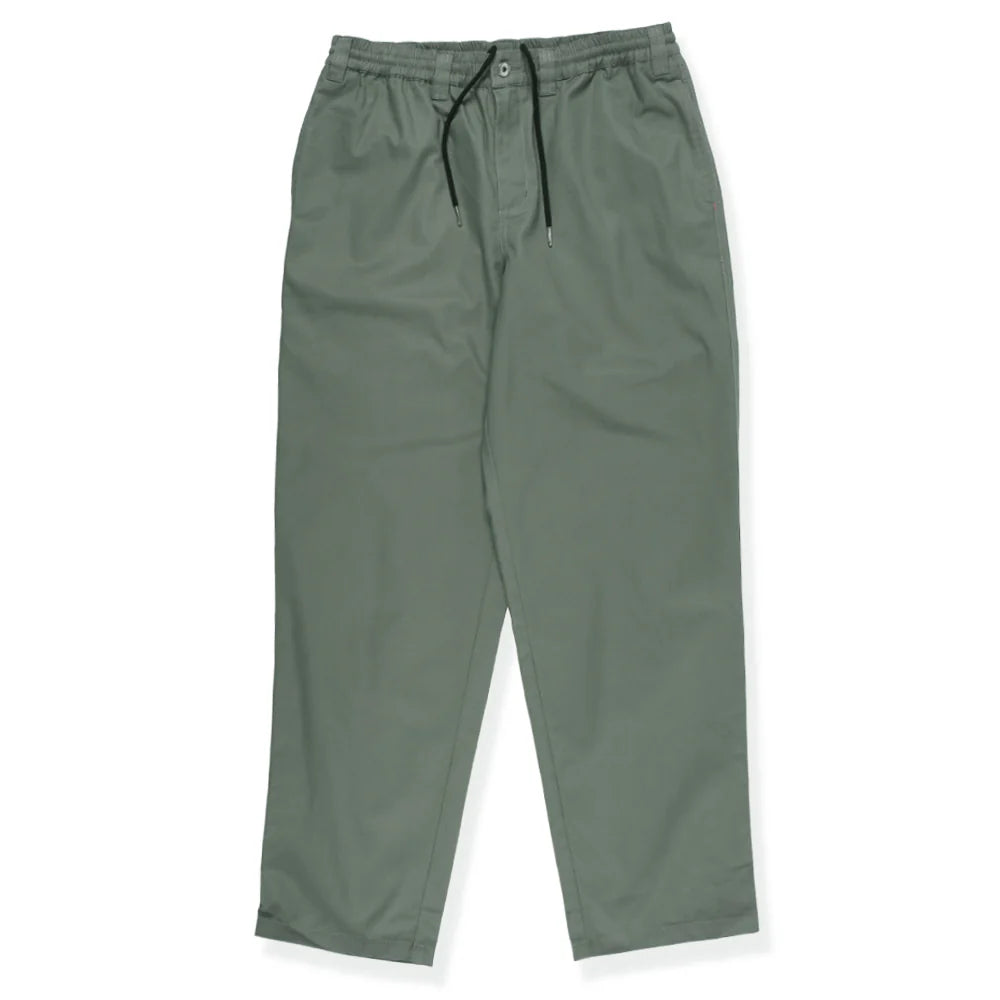 Pantaloni in cotone Theories Stamp Lounge Pant – Dark Moss