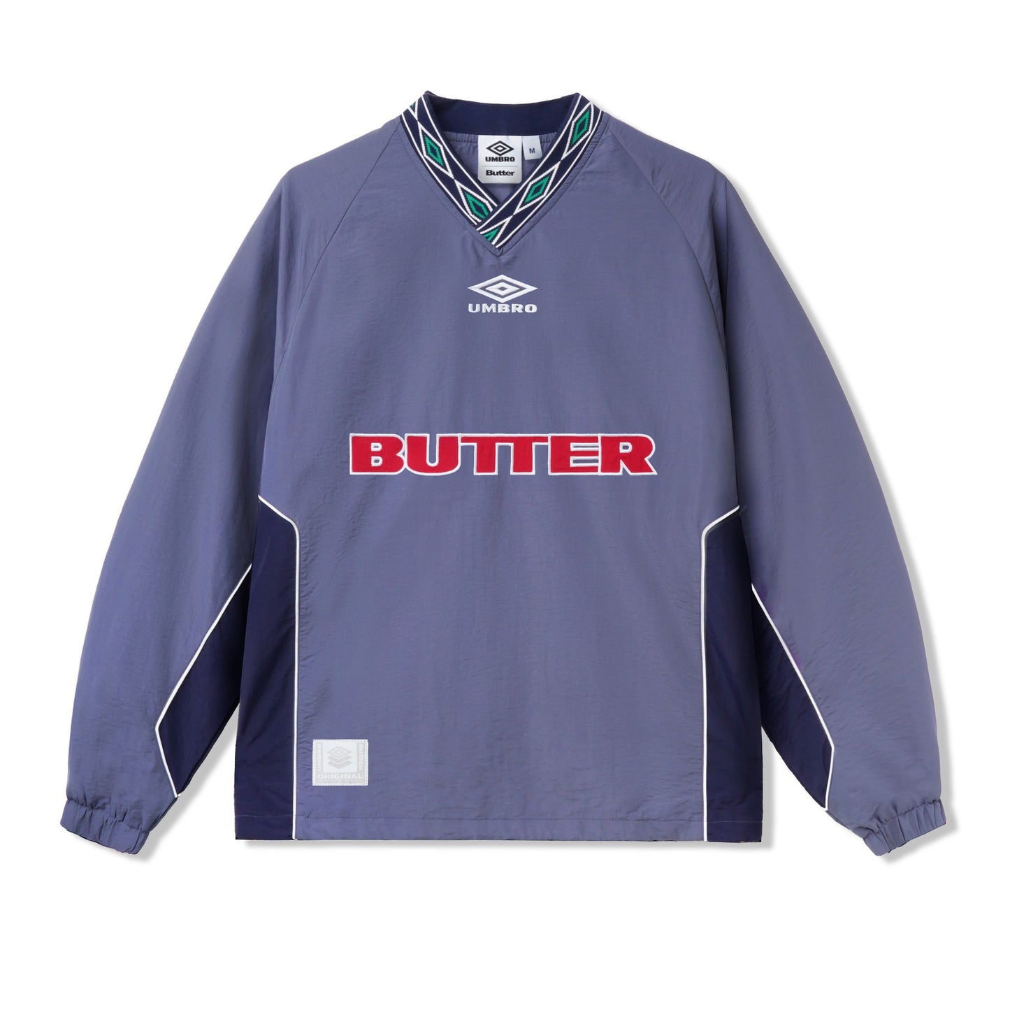 BUTTER x UMBRO TRAINING PULLOVER - SLATE / NAVY