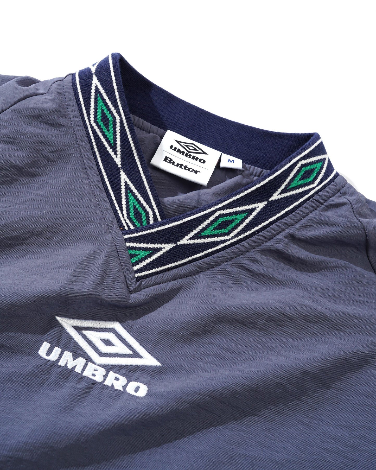 BUTTER x UMBRO TRAINING PULLOVER - SLATE / NAVY