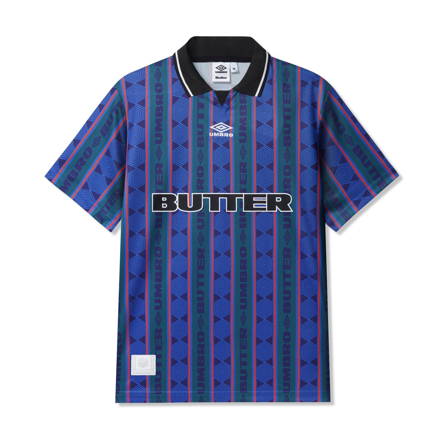 BUTTER x UMBRO VERT JERSEY - FOREST / COBALT
