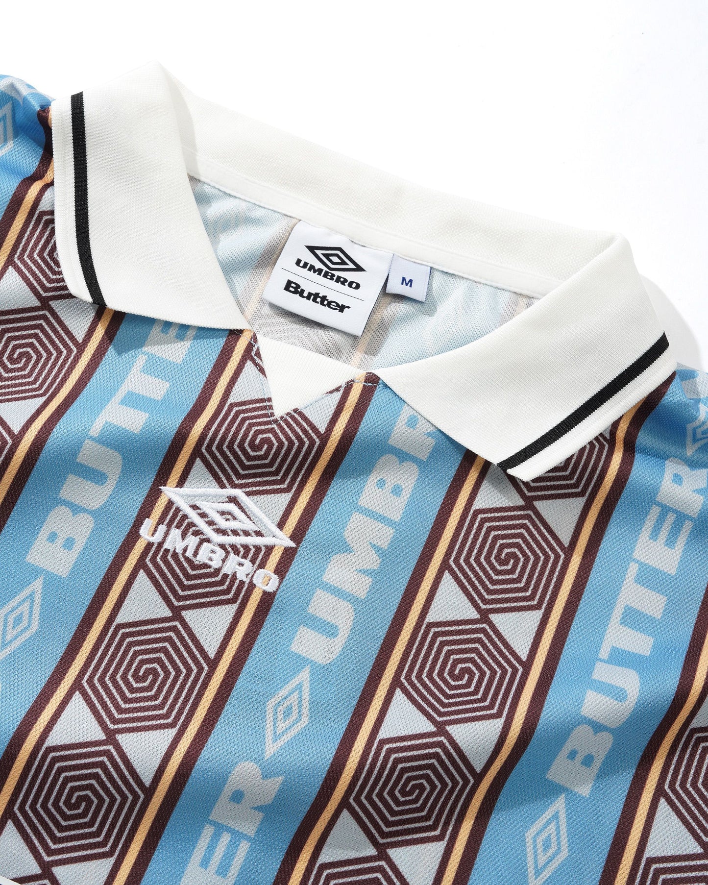 BUTTER X UMBRO - VERT JERSEY  SKY / BROWN