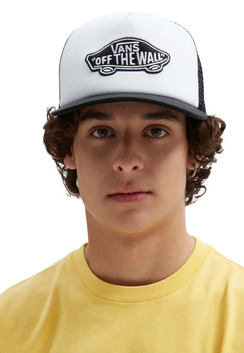 Vans - CLASSIC PATCH CURVED BILL TRUCKER Cappellino black white