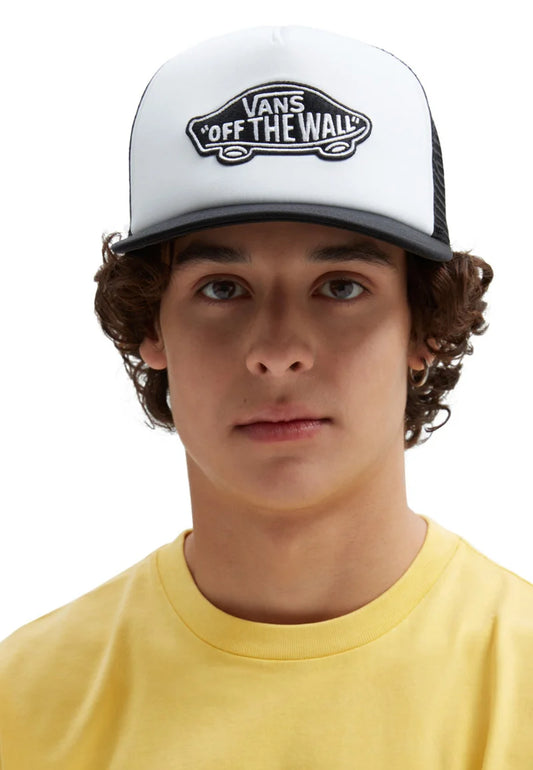 Vans - CLASSIC PATCH CURVED BILL TRUCKER Cappellino black white