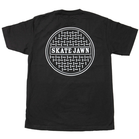 Skate Jawn - Sewer Cap Tee Black