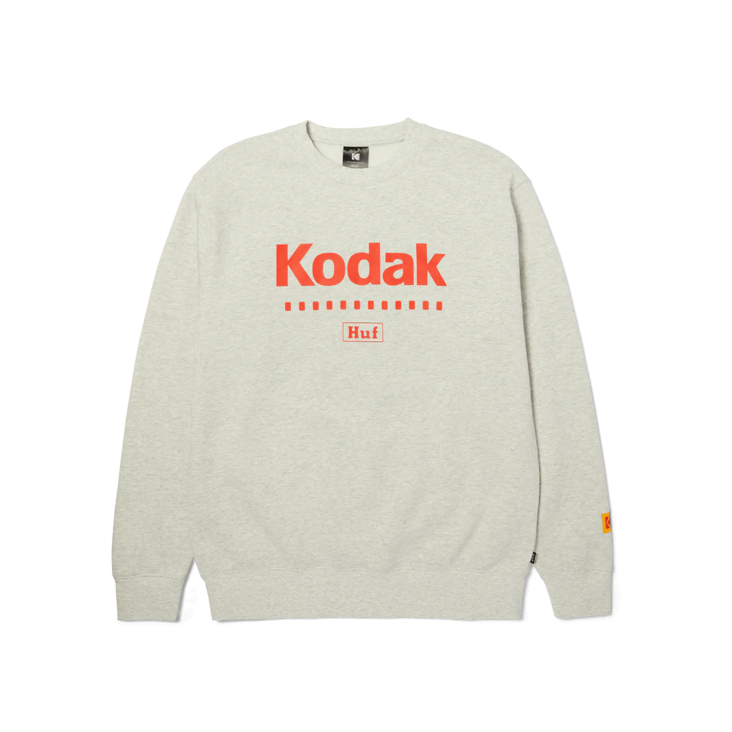 Felpa girocollo HUF x Kodak Golden Hour Crewneck – Ash
