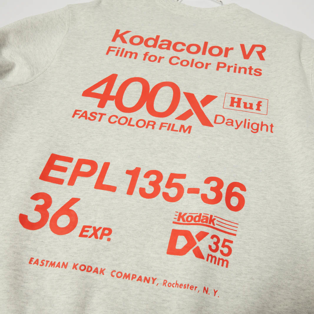 Felpa girocollo HUF x Kodak Golden Hour Crewneck – Ash