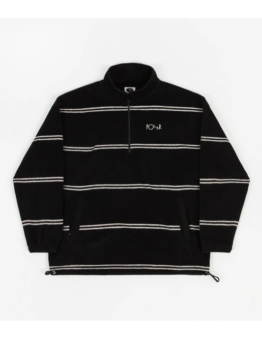 POLAR SKATE CO. STRIPED FLEECE PULLOVER