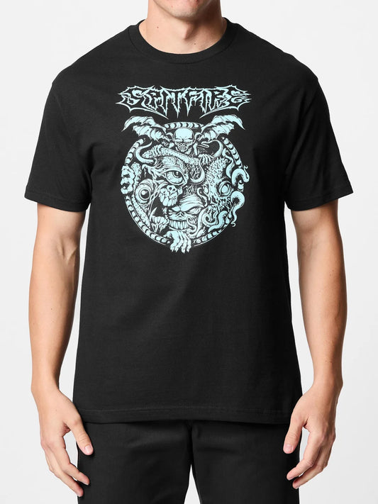 T-shirt Spitfire Demongate Glow Tee – Black
